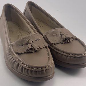 SAS Tripad Comfort Kiltie Tassel Loafers Slip-On Shoes Beige/Tan Women's Size 6